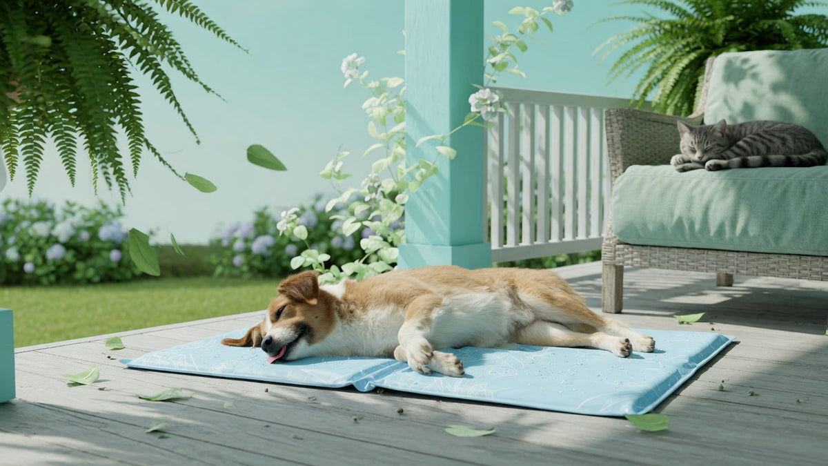 Pets staying cool in warm weather