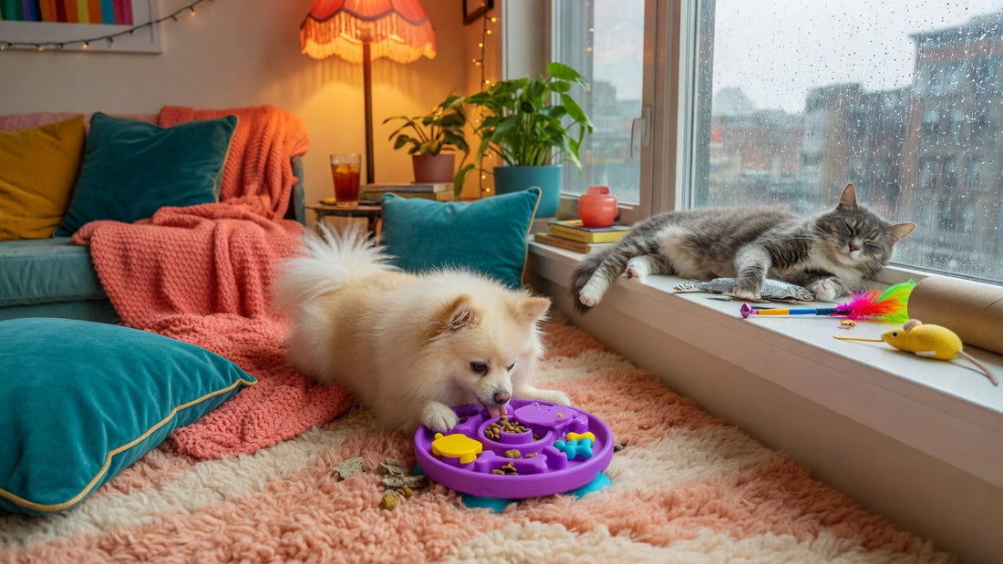 Indoor pet enrichment activities