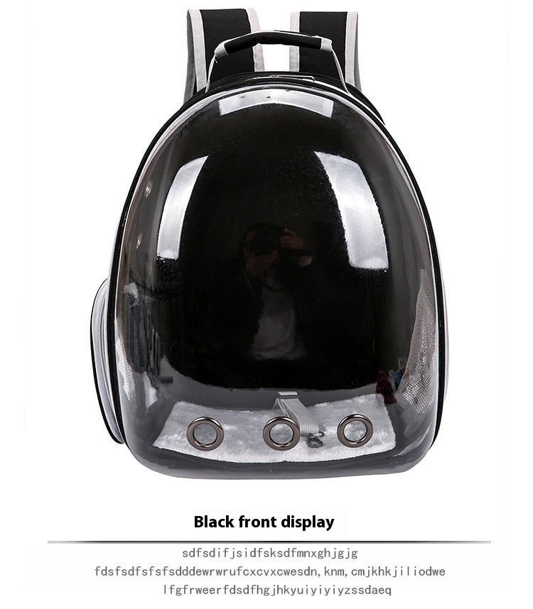Clear Bubble Backpack — Breathable Travel Carrier