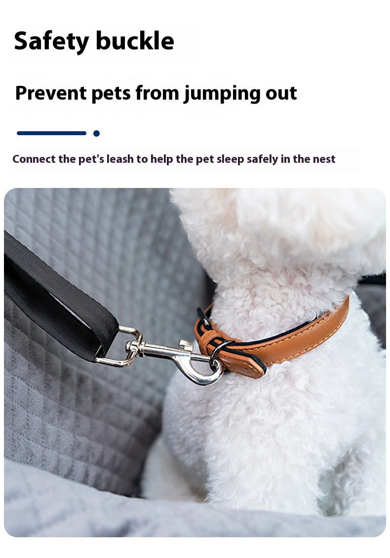 Car Seat Pet Bed — Padded Travel Cushion