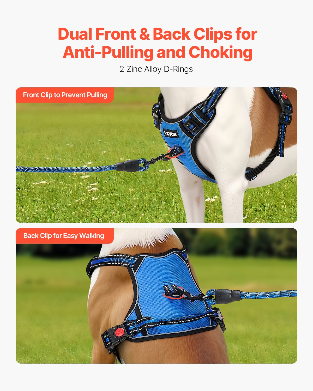 No-Pull Dog Harness — Reflective Vest with Handle