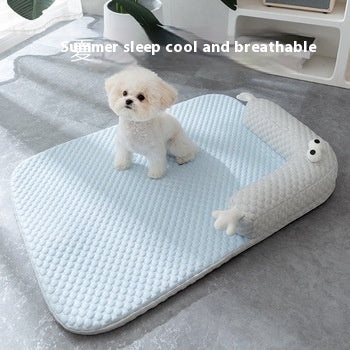 Cool Feeling Dog Mat Breathable Pet Bed Cat Nest