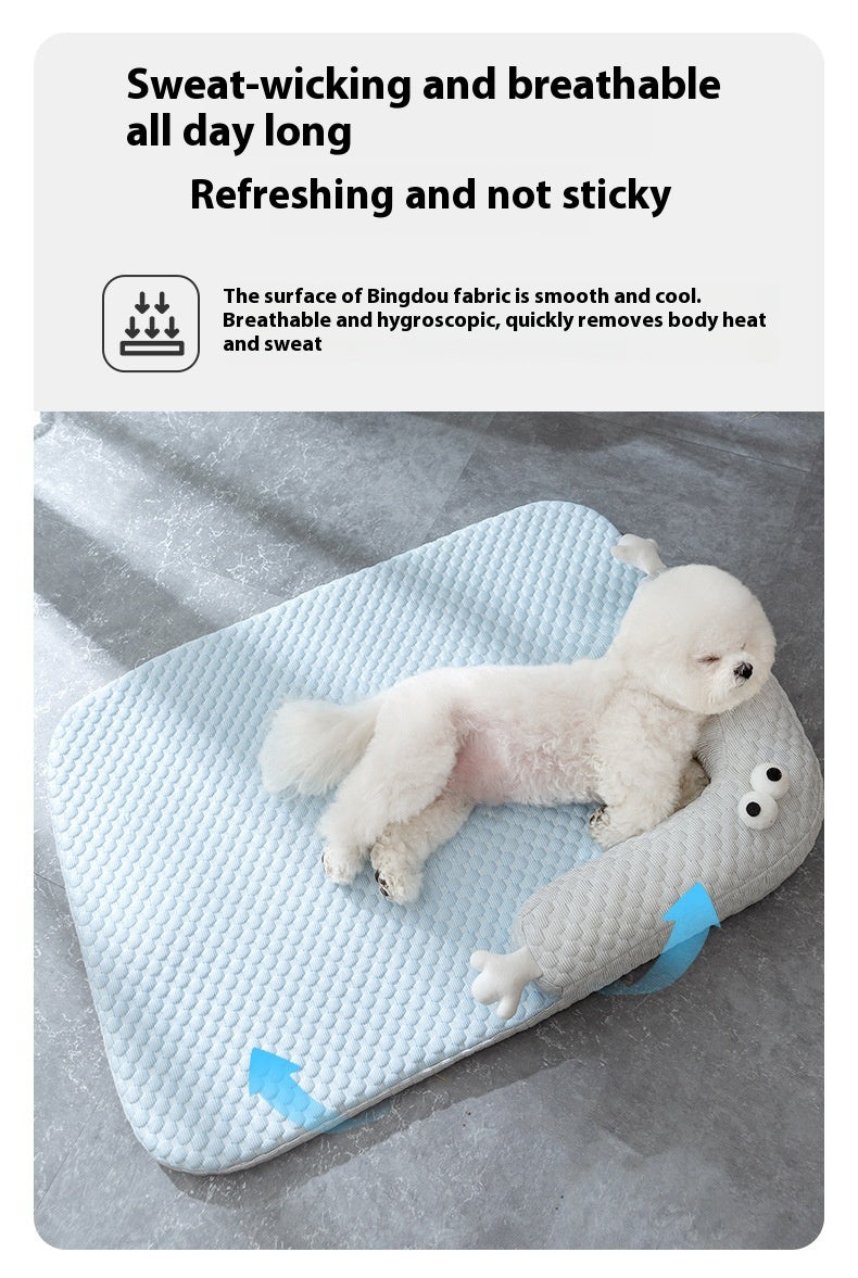 Cool Feeling Dog Mat Breathable Pet Bed Cat Nest