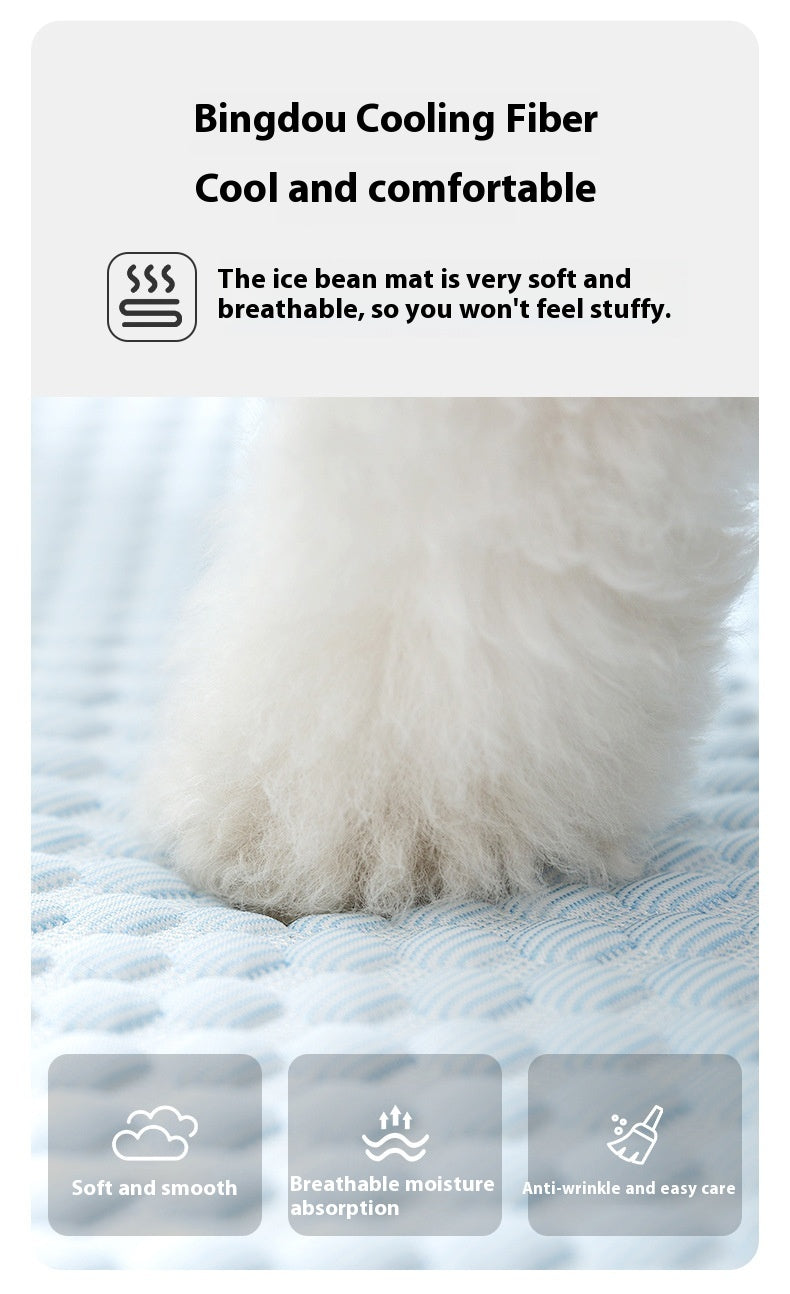Cool Feeling Dog Mat Breathable Pet Bed Cat Nest