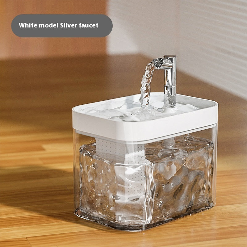 White Cover Silver Faucet