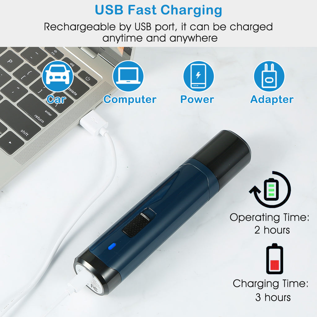 Electric Pet Nail Grinder — Quiet Rechargeable Paw Trimmer