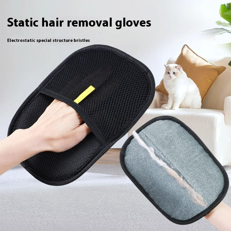 Pet Hair Remover Gloves — Deshedding & Grooming Mitt for Dogs & Cats