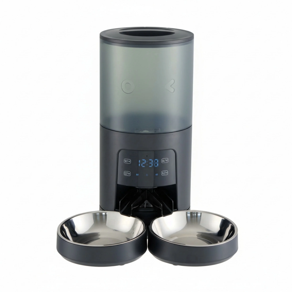 Automatic 6L pet feeder with stainless steel bowl