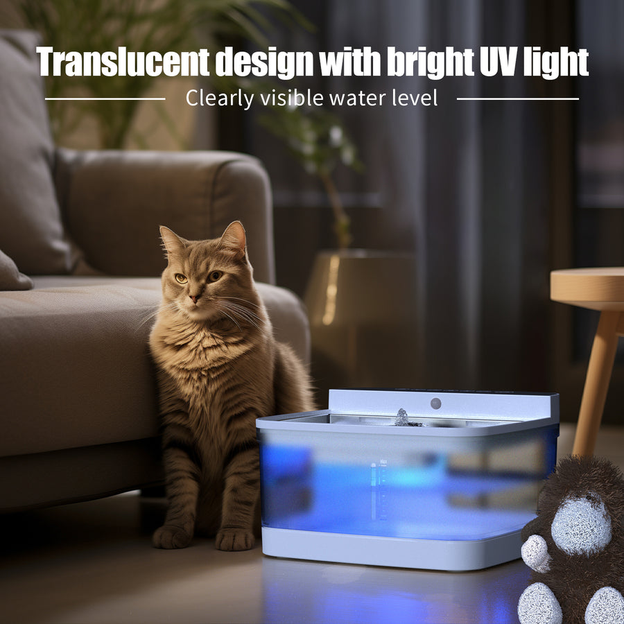 Automatic Pet Water Dispenser — Large Capacity Fountain for Cats & Dogs