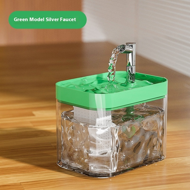 Green Cover Silver Faucet