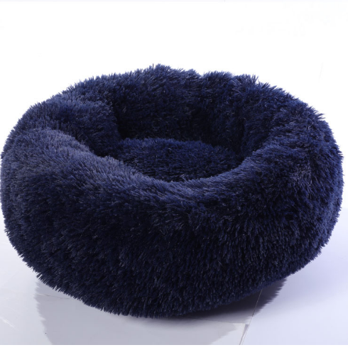 Round Plush Bed — Soft Warm Cuddler