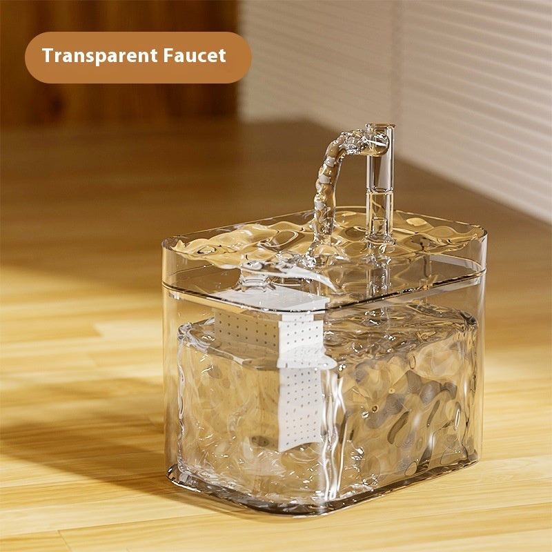 Transparent Faucet — fully clear body and faucet