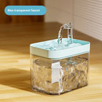 Blue Cover Transparent Faucet