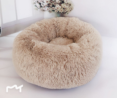 Round Plush Bed — Soft Warm Cuddler