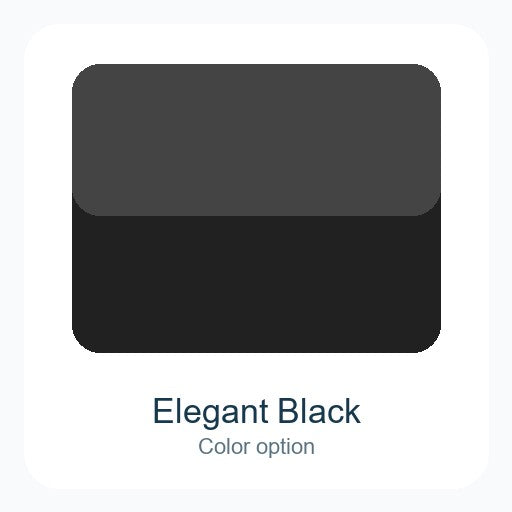 Elegant Black Side Opening color option