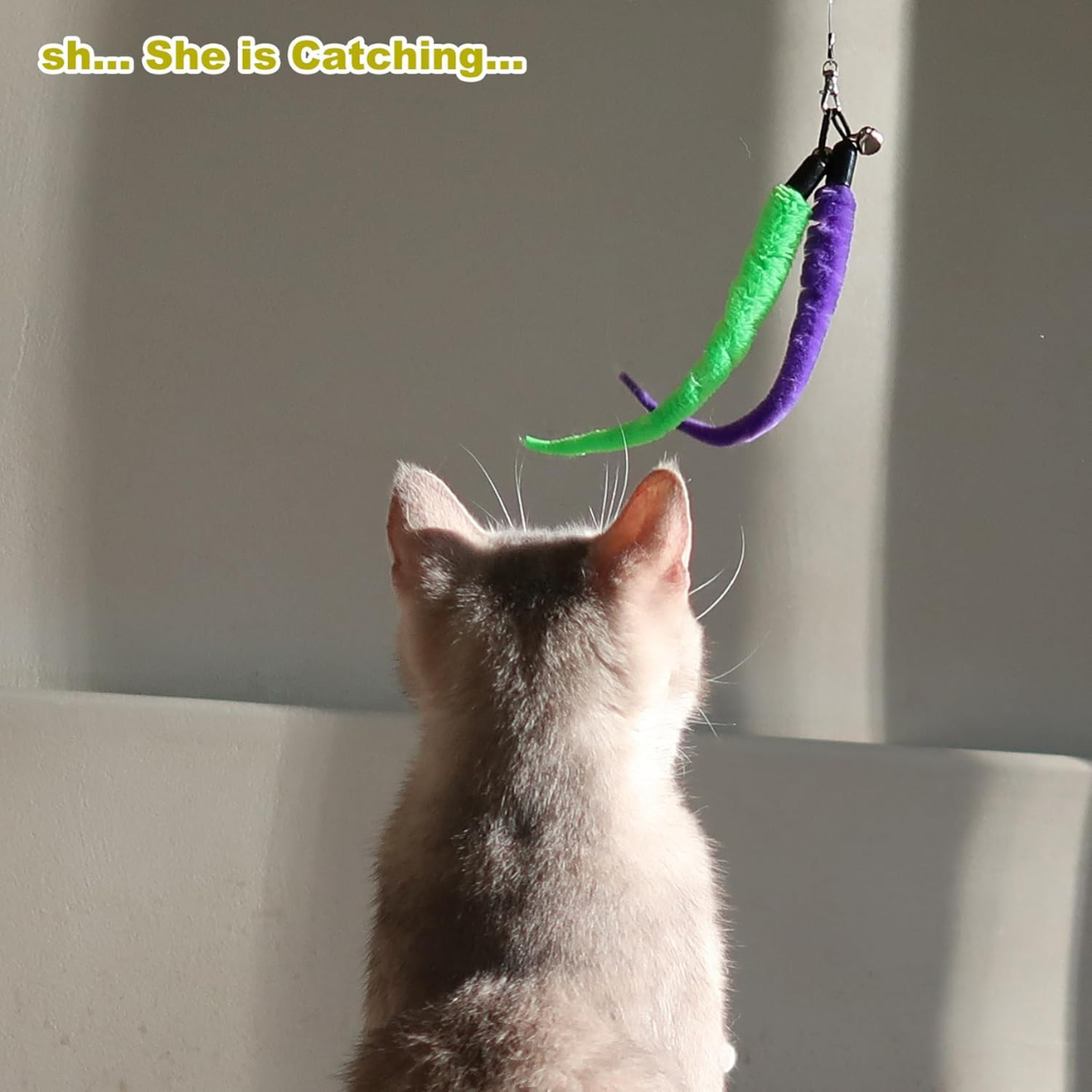 Cat Teaser Wand — Feather Refill Set