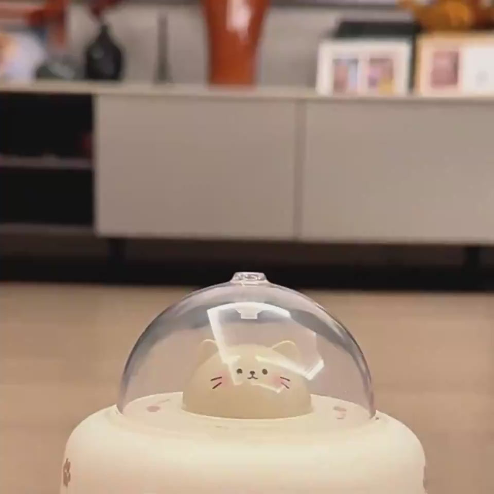 UFO Feather Teaser — Electric Wand for Cats